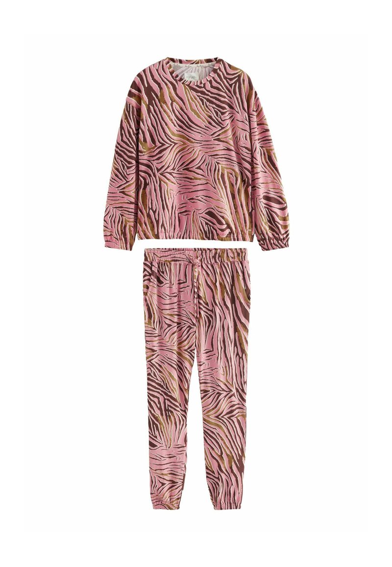 Next COSY TALL SET - Pižamos komplektas - pink zebra