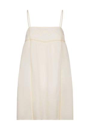 Hunkemöller, HUNKEMÖLLER SLIPDRESS EMBROIDERY - Chemise de nuit / Nuisette - white