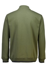 Jack's Sportswear BASEBALL COLLAR - Vetoketjullinen college - army