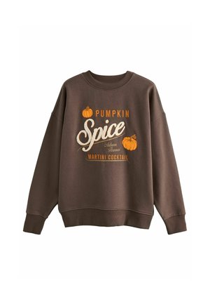 Sweatshirt - chocolate brown