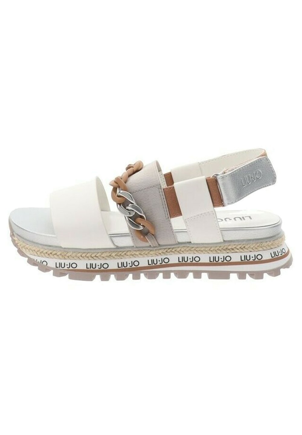 LIU JO Sandali con zeppa - weiß/bianco - Zalando.it