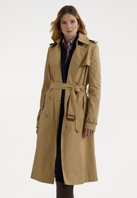 Lauren Ralph Lauren Petite WATER REPELLENT BELTED TWILL TRENCH COAT - Trenčkot - birch tan