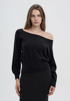 Terranova, MAGLIA TINTA UNITA - Maglione - nero