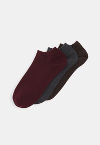 Não selecionado, burgundy/grey/brown
