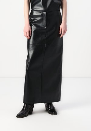 VANA  - Lædernederdele - black