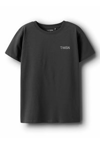 TWO SOON 2ER-PACK - T-shirt basique - asphalt