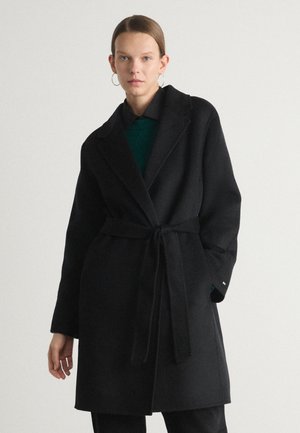 BELTED COAT - Klasszikus kabát - black