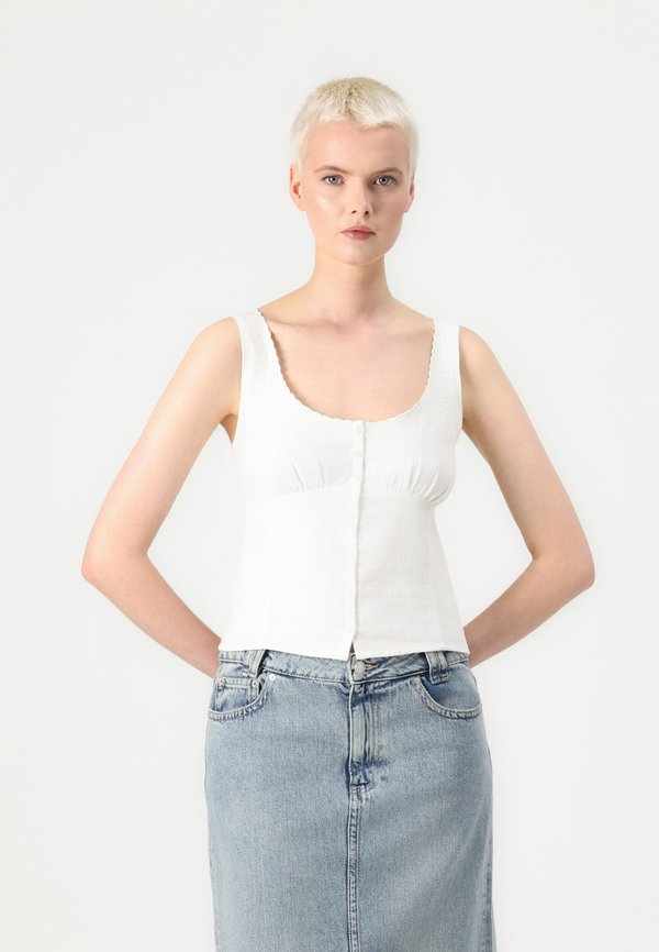 CLEAN GIRL BUTTON THROUGH - Blouse3