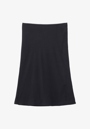 & OTHER STORIES, & OTHER STORIES SLIP MIDI SKIRT - Falda acampanada - black