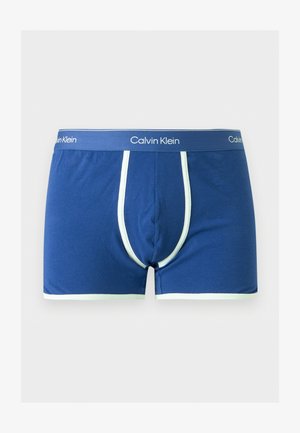 Calvin Klein Underwear, RETRO - Kurze Boxershorts - blue river fog/white