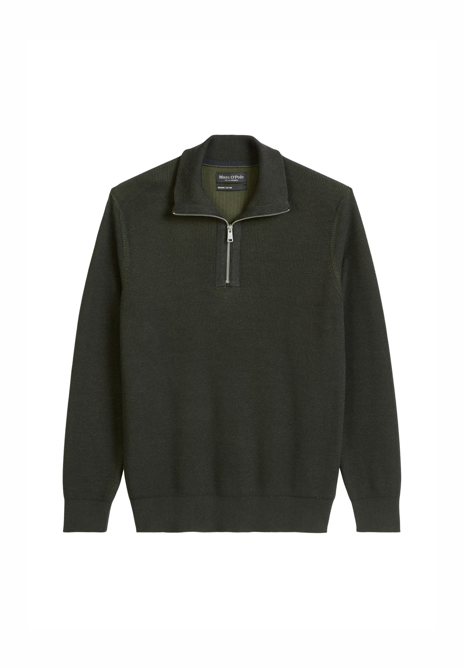 Marc O'Polo Jumper - broken graphite/dark green - Zalando