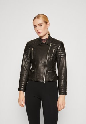 LEONI BIKER - Nahkatakki - black