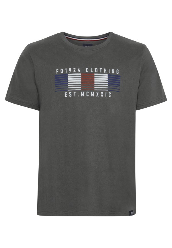 FQNotan - Print T-shirt - pewter mix2