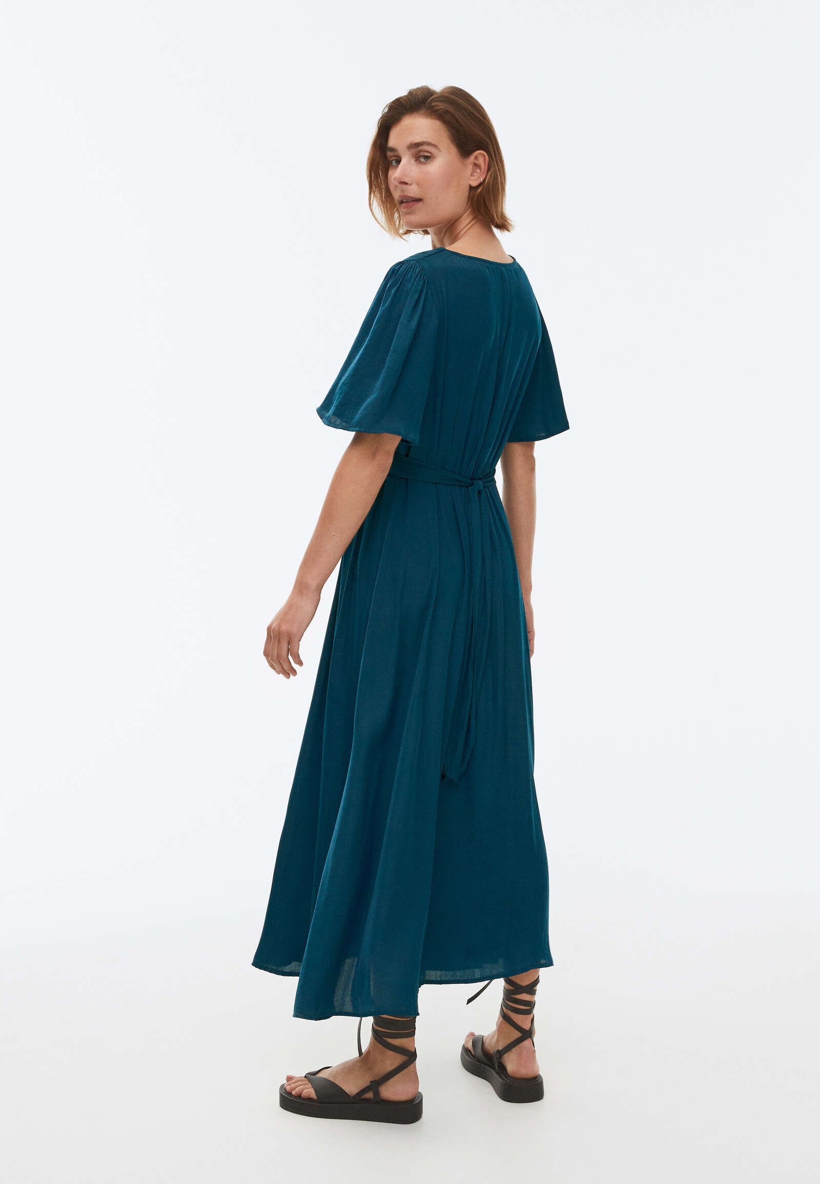 OYSHO LONG - Vestito lungo - green/verde - Zalando.it