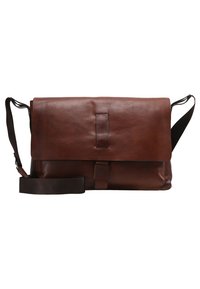 LORETO JANIS MESSENGER UNISEX - Borsa a tracolla - darkbrown