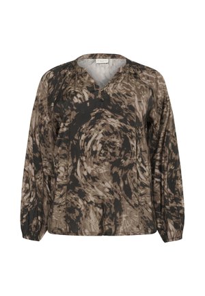 JAMIA - Bluse - brown graphic print