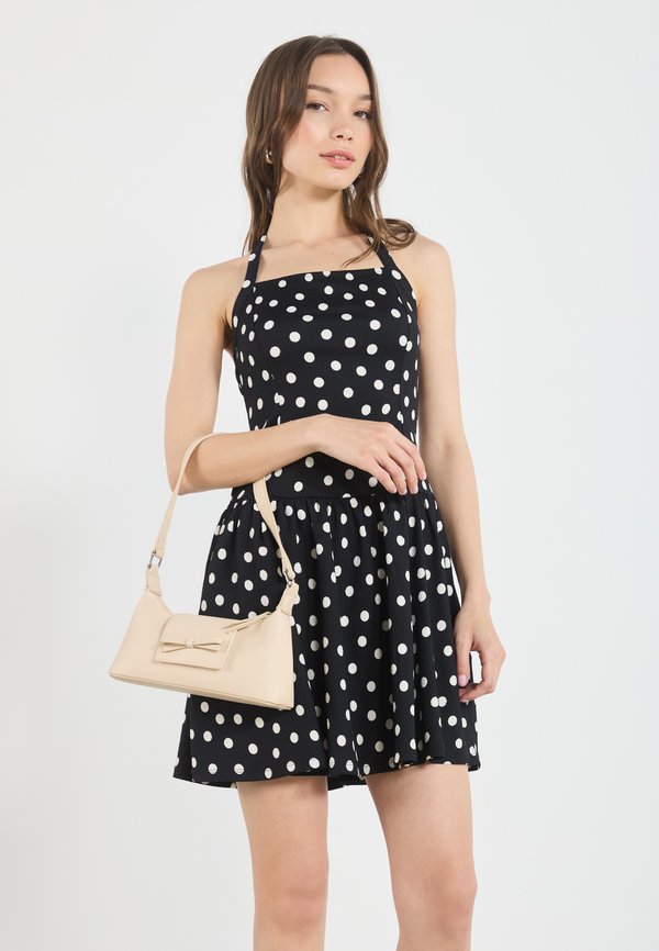 BOW - Handbag - beige2