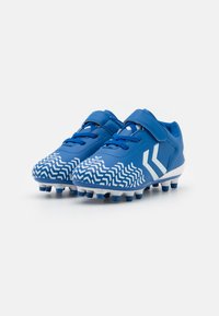 Hummel TOP STAR - Botas de futebol com pitões - blue/white