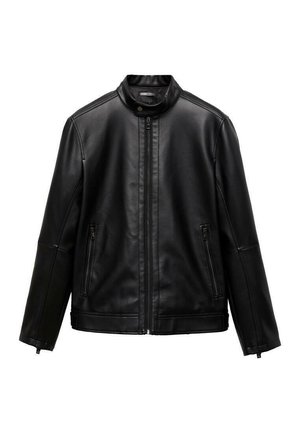 Giacca in similpelle - black