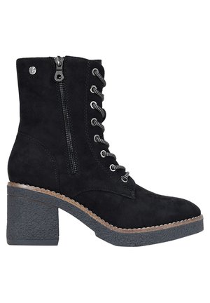 Bottines à lacets - black