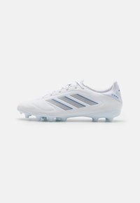 COPA PURE 3 LEAGUE FIRM/MULTI-GROUND - Fotbollsskor till hårt underlag - footwear white/silver metallic/bright royal