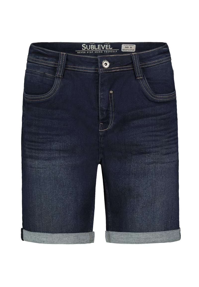 Sublevel - BERMUDA  - Denim shorts - dark blue, Enlarge