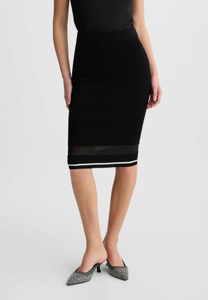 LIU JO Pencil skirt - black