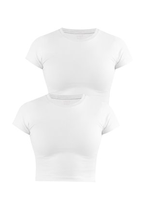 2 PACK  - T-Shirt basic - weiß