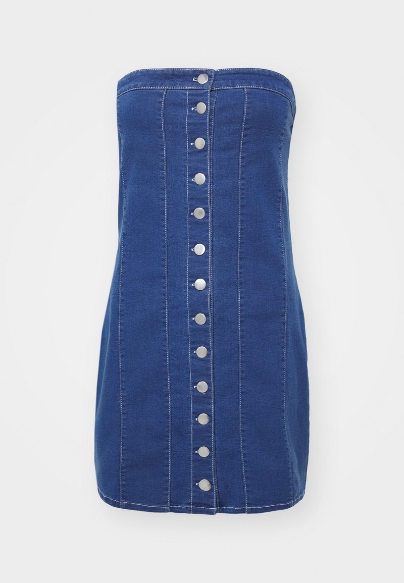 Denim Project Jeansjurken blauw denim/bluedenim Denim Project Jeansjurken blauw denim/bluedenim