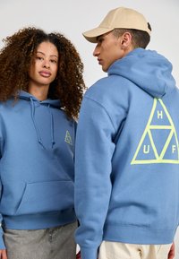 HUF SET HOODIE - Sudadera - slate blue