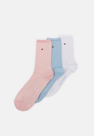 WOMEN SOCK GIFTING DOT 3 PACK - Sukat - pink/white/blue