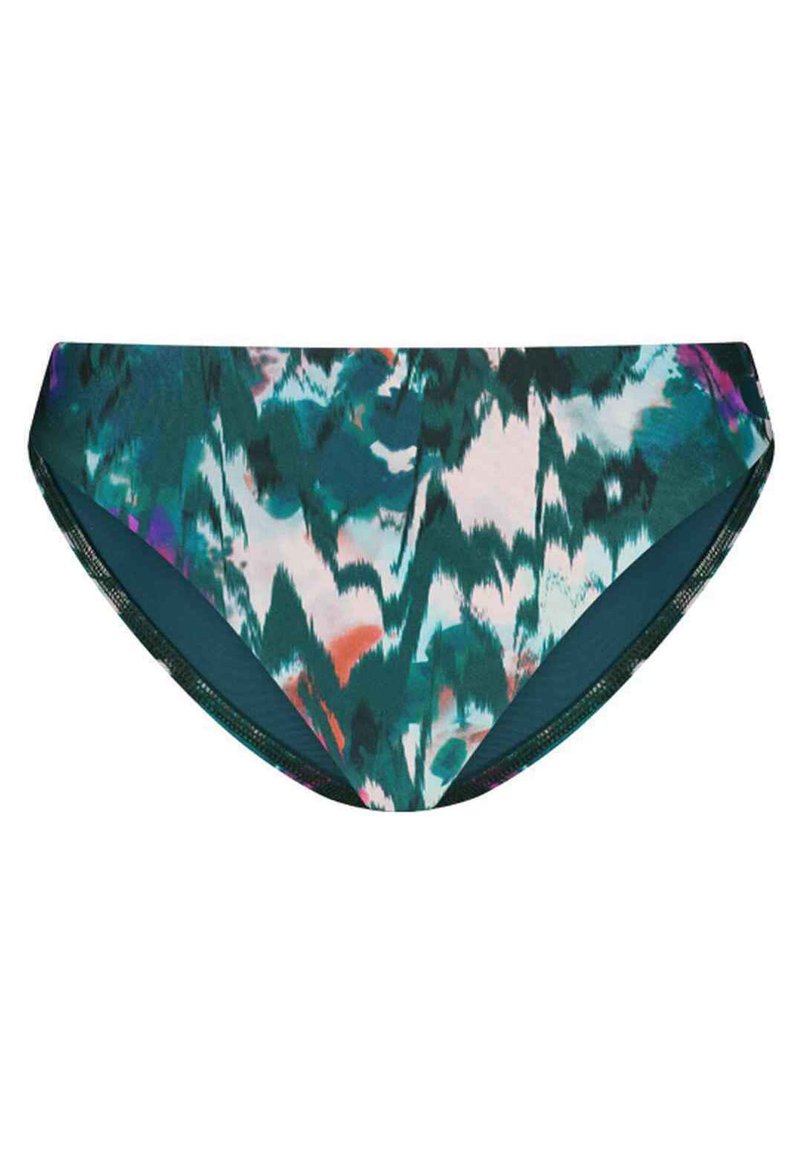 Cyell Bikini bottoms ikat teal/dark green Zalando