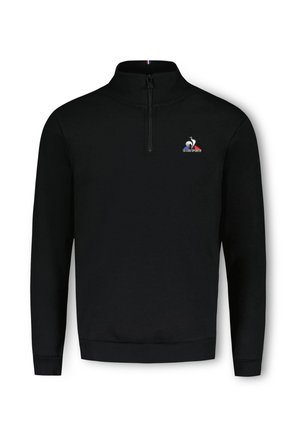 le coq sportif ESSENTIELS UNISEX - Felpa con zip - black
