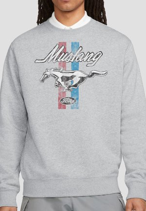 Ford, Sweatshirt - mottled light grey