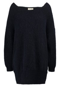 American Vintage Stickad tröja - mottled dark blue