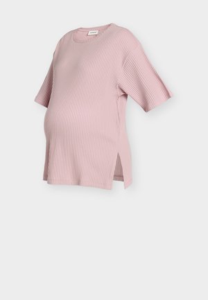 Even&Odd Maternity, 2 PC SET CYCLING SHORTS & TEE MAMA - Šortky - light pink