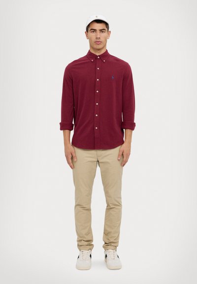 Polo Ralph Lauren FEATHERWEIGHT SHIRT - Košile - vintage port heather