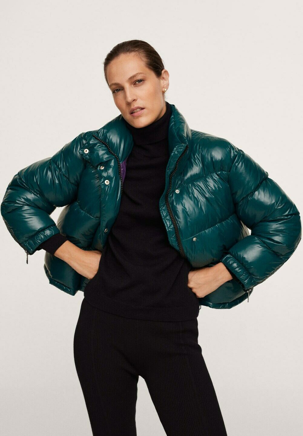 Mango NUUK - Winter jacket - dark green 