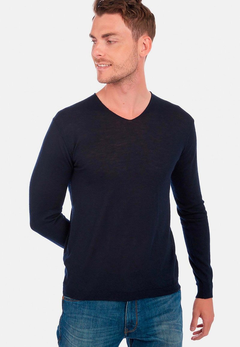 Mahogany LEOPAUL - Pullover - dress blue