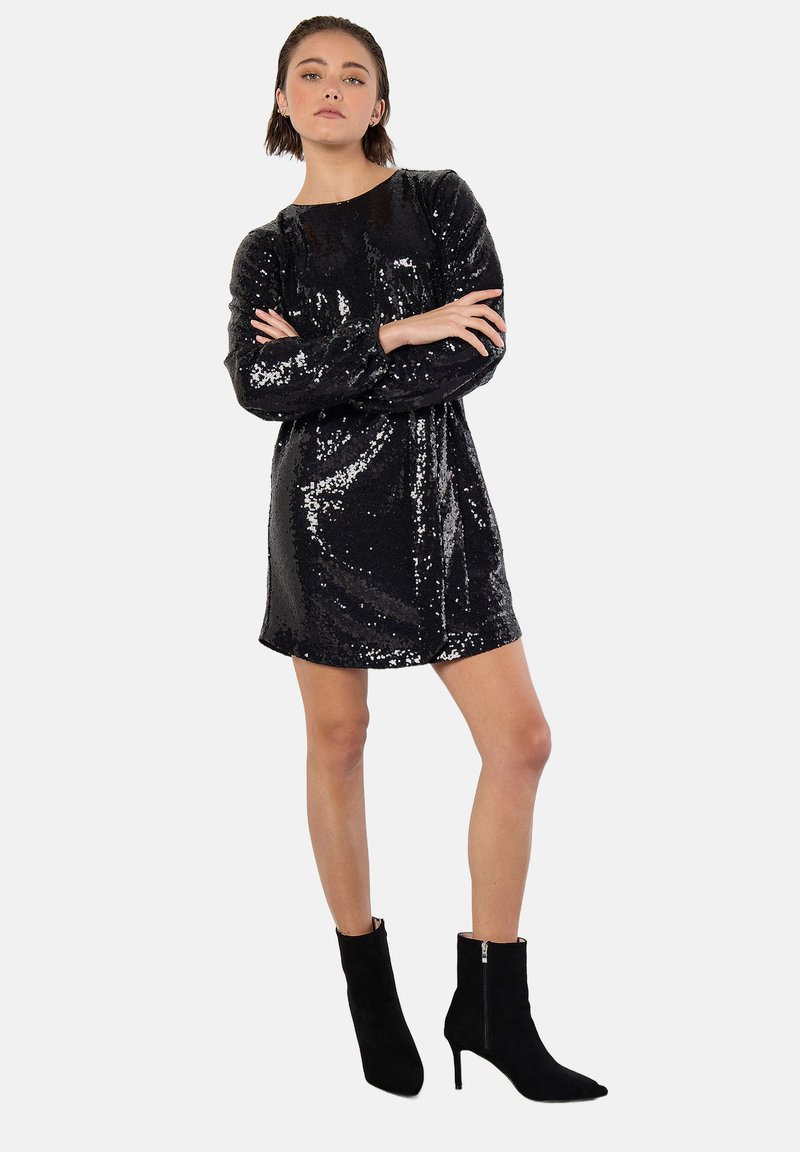 Apricot Cocktailjurk zwart