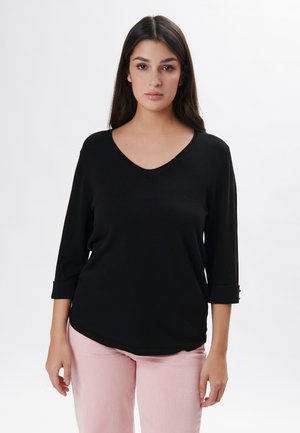 SLEEVE TURNUP  - Striktrøje - black