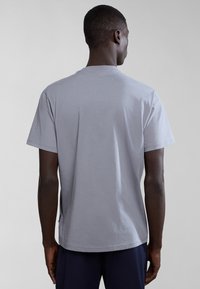 Napapijri S-AYLMER - T-shirts print - grey owl