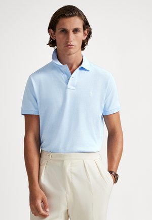 THE ICONIC MESH POLO SHIRT - Polo krekls - office blue