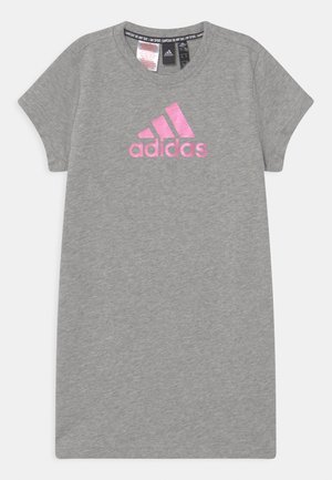 DRESS - Jerseyjurk - grey/pink