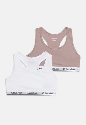 BRALETTE 2 PACK - Κορσές - bright white/dusted fox