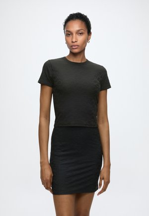 HUGO DAPPLESS - T-shirt basic - black