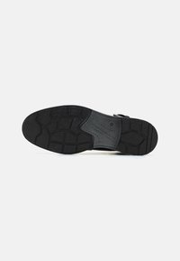 Pier One LEATHER - Snørestøvletter - black