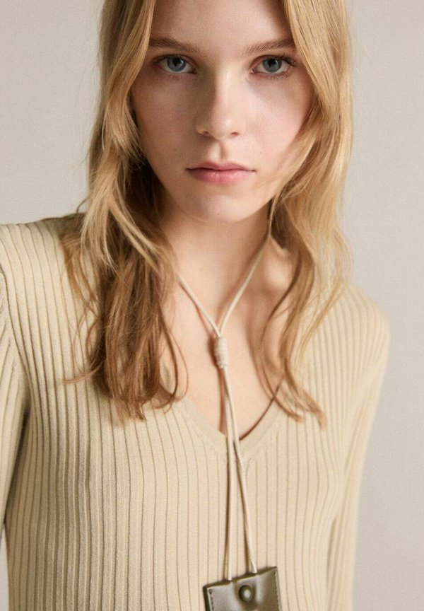 PARIS - Jumper dress - beige3