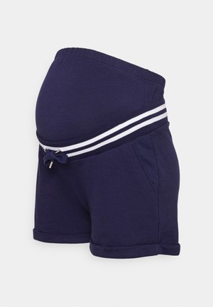 Anna Field MAMA MATERNITY DETAIL WAISTBAND SHORTS - Shorts - dark blue
