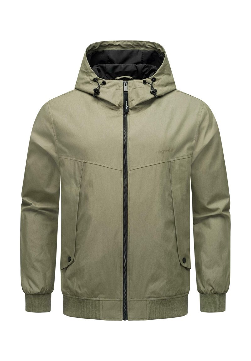 Ragwear TYLLER BONDED - Summer jacket - dark olive/olive - Zalando.co.uk